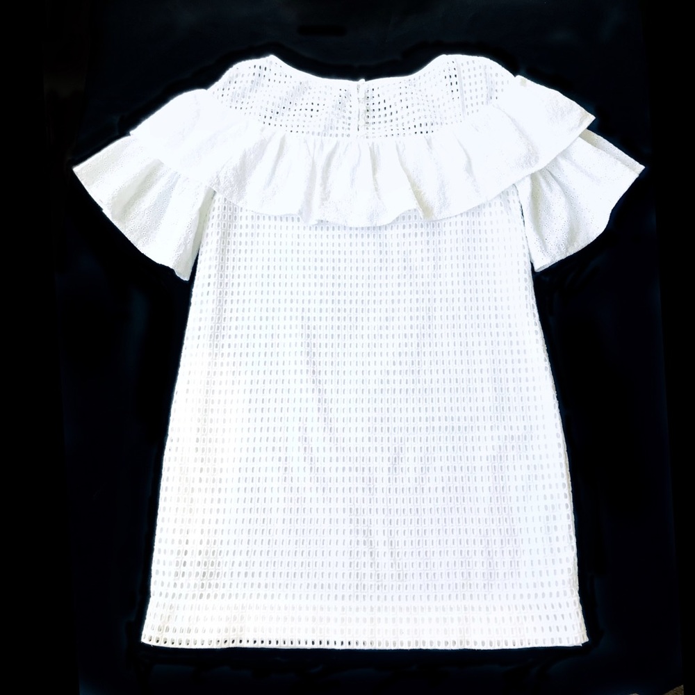 J.CREW Collection Ruffled Broderie Anglaise Dress - Picture 6 of 10